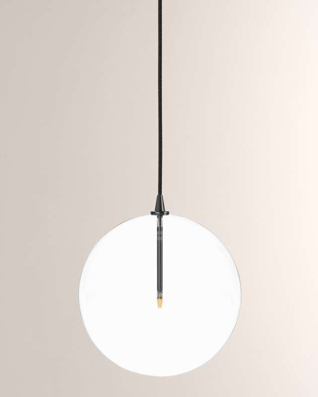 Schwung Collection Glass Globe Large Pendant Light